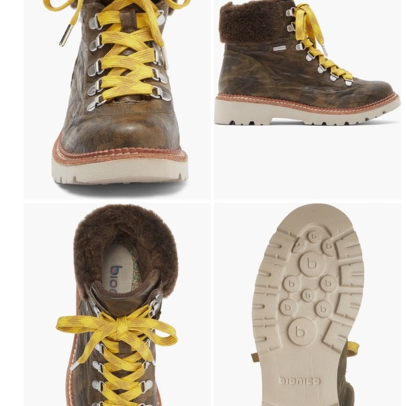bionica Danie Genuine Shearling Trim Hiking Boot (Women) 9M - Picture 2 of 4